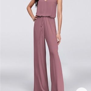 David’s Bridal bridesmaid pants suit size 6 quartz